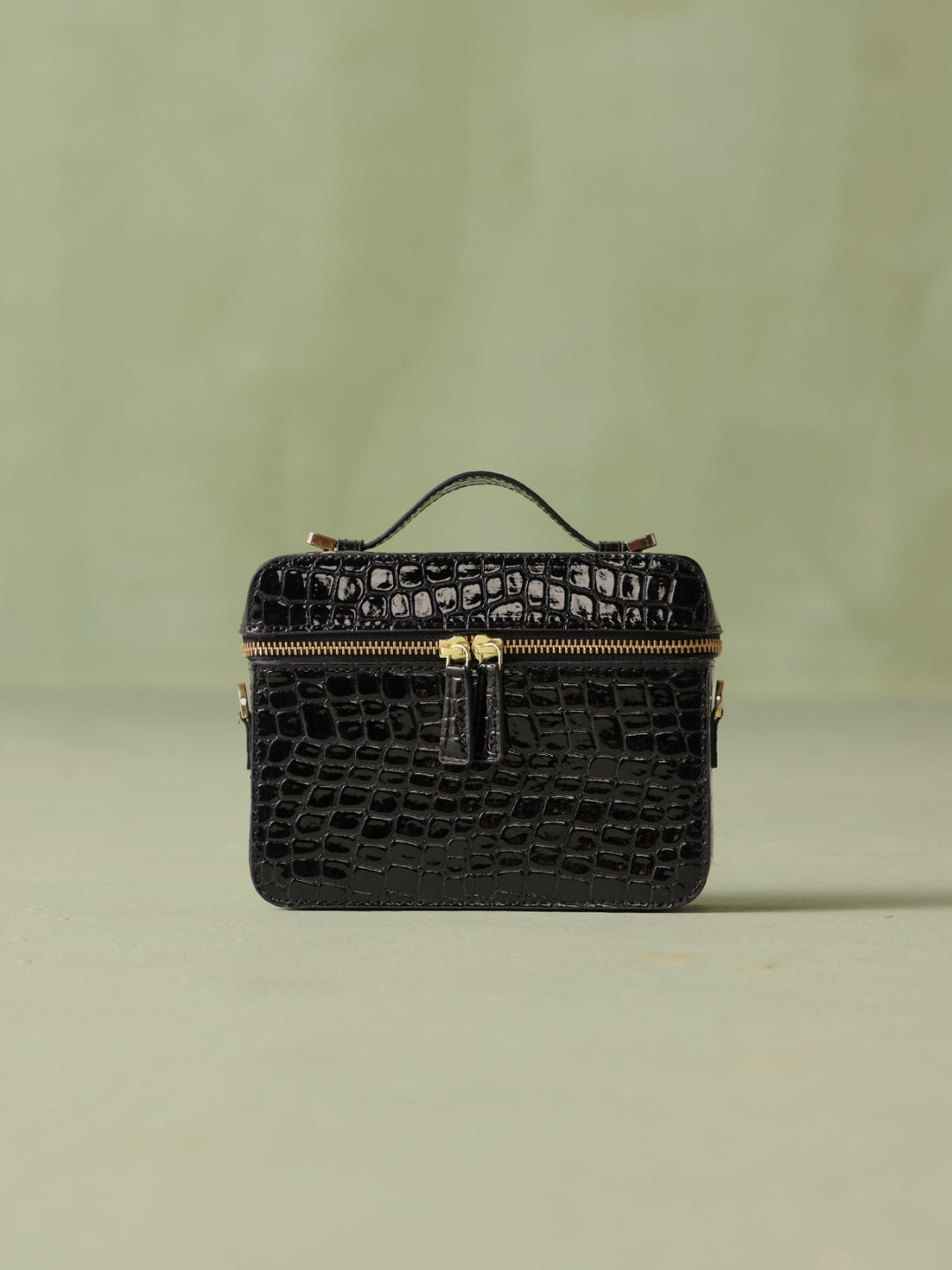 Bento Mini Croco - Black