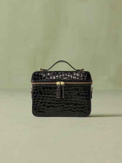 Bento Mini Croco - Black