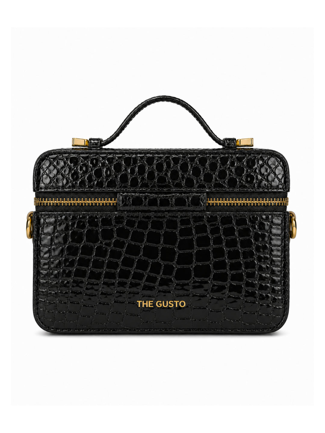 Bento Mini Croco - Black