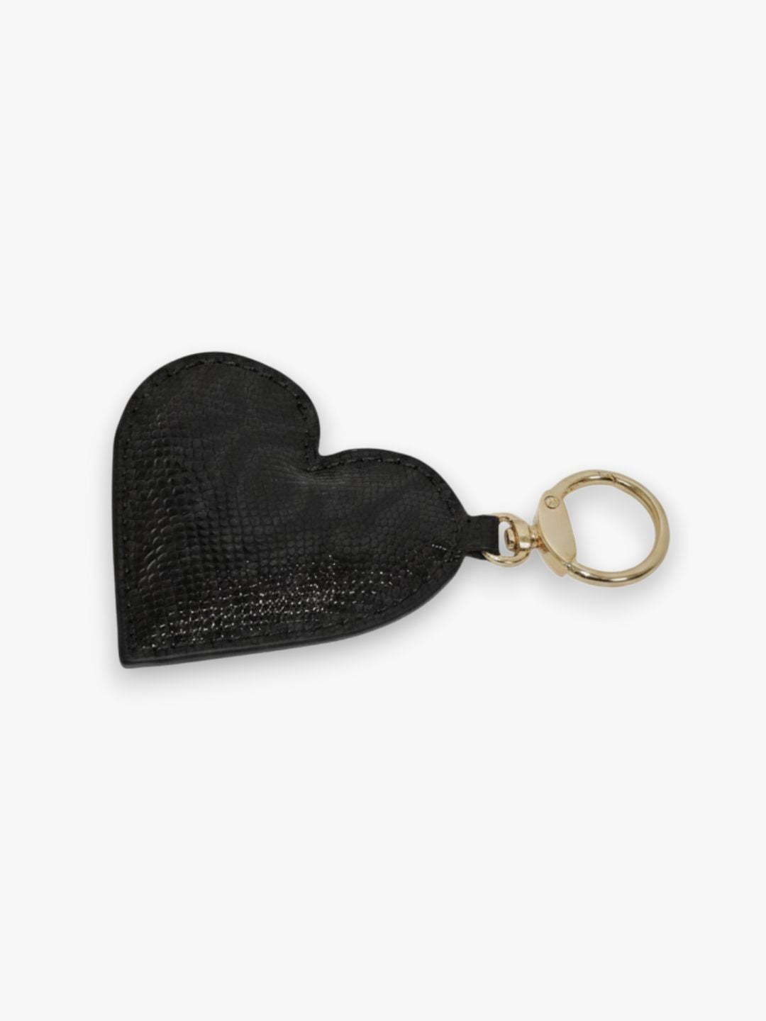 Valentine Heart Keyring - Black