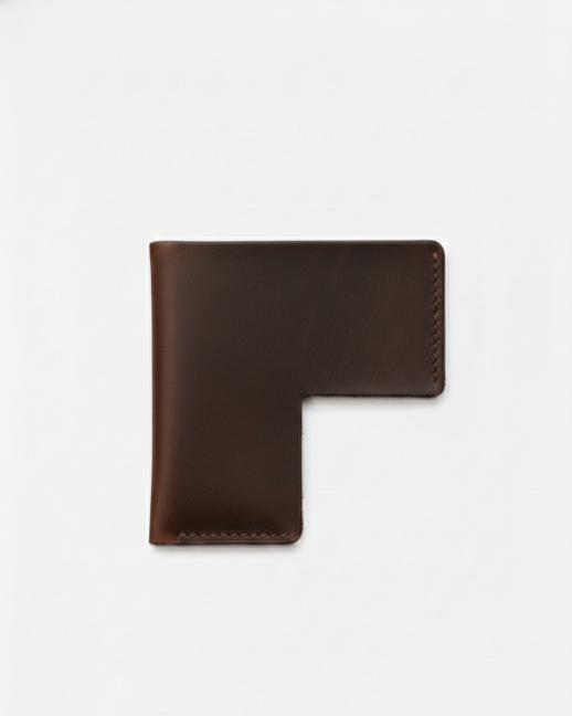 Square Corner Bookmark - Coffee Brown