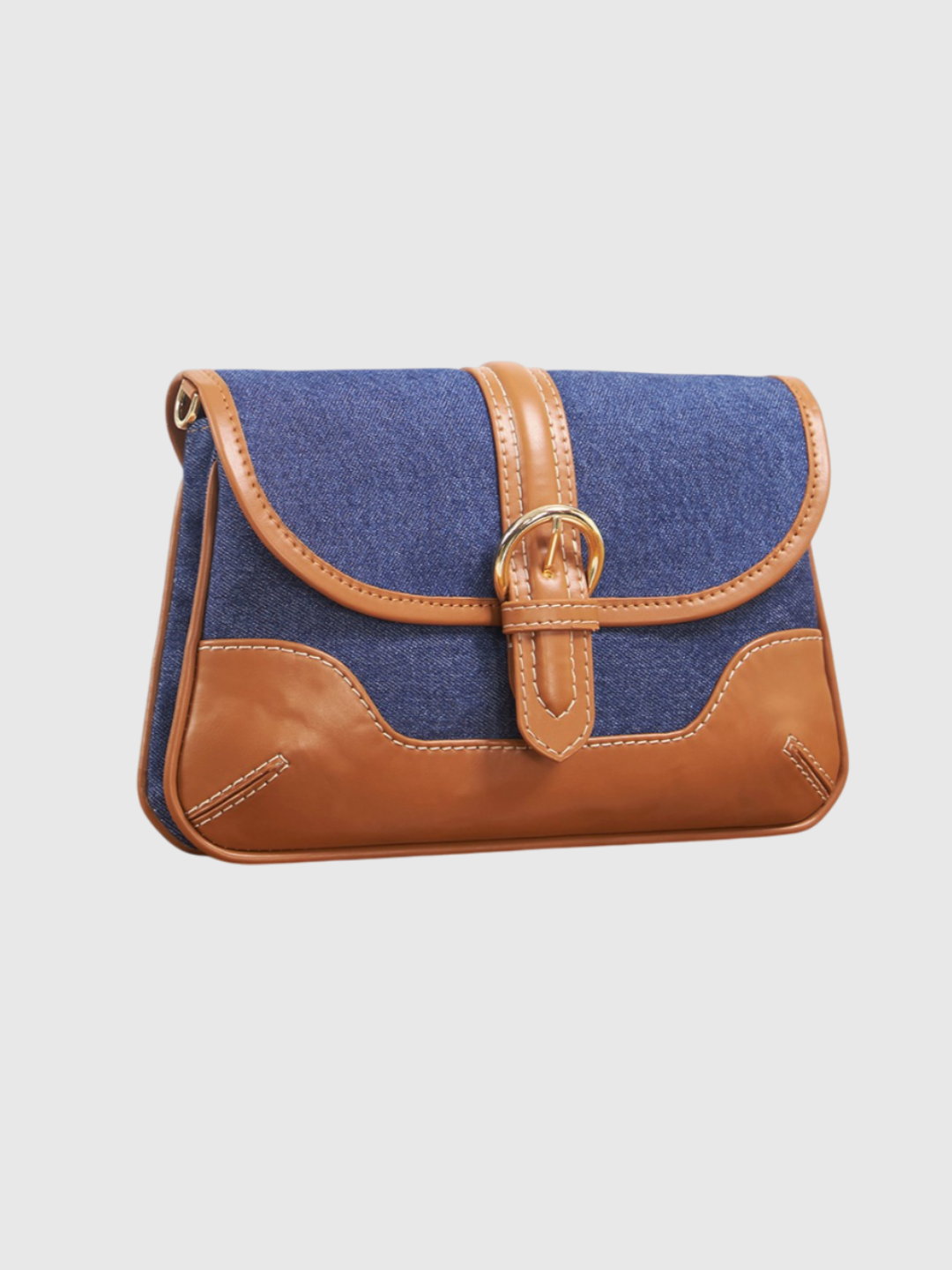 Aura Sling - Dark Denim and Tan