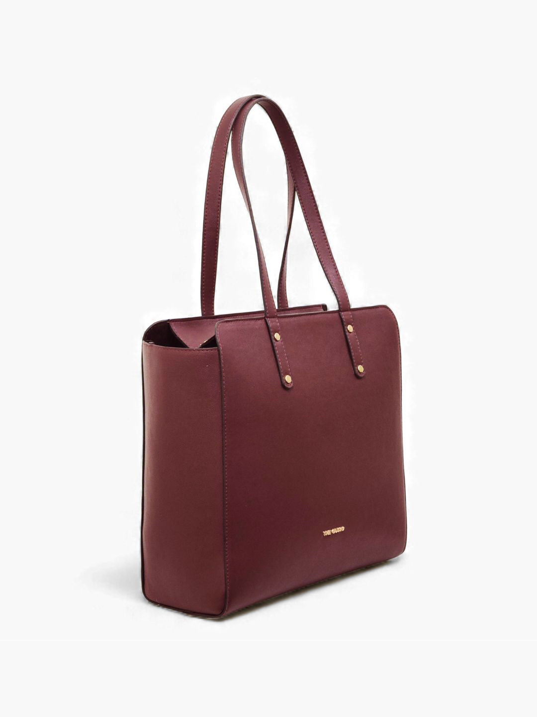 Beyond+ Tote with Zipper Wine (Grained Finish)