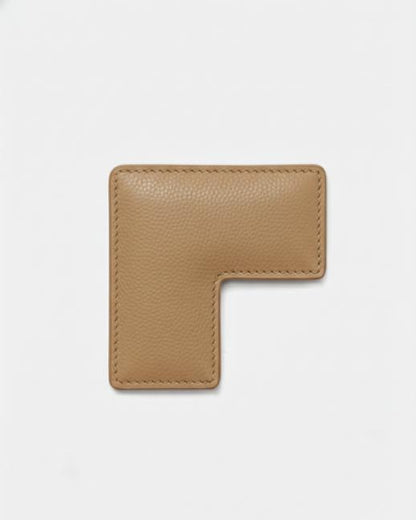 Square Corner Bookmark - Beige