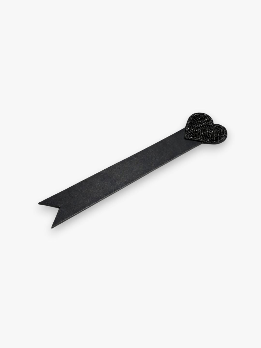 Valentine Heart Bookmark - Black