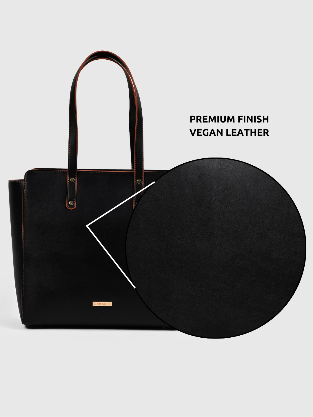 Beyond+ Tote with Zipper Black
