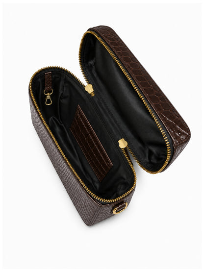 Bento Mini Croco - Brown