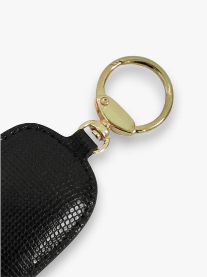 Valentine Heart Keyring - Black