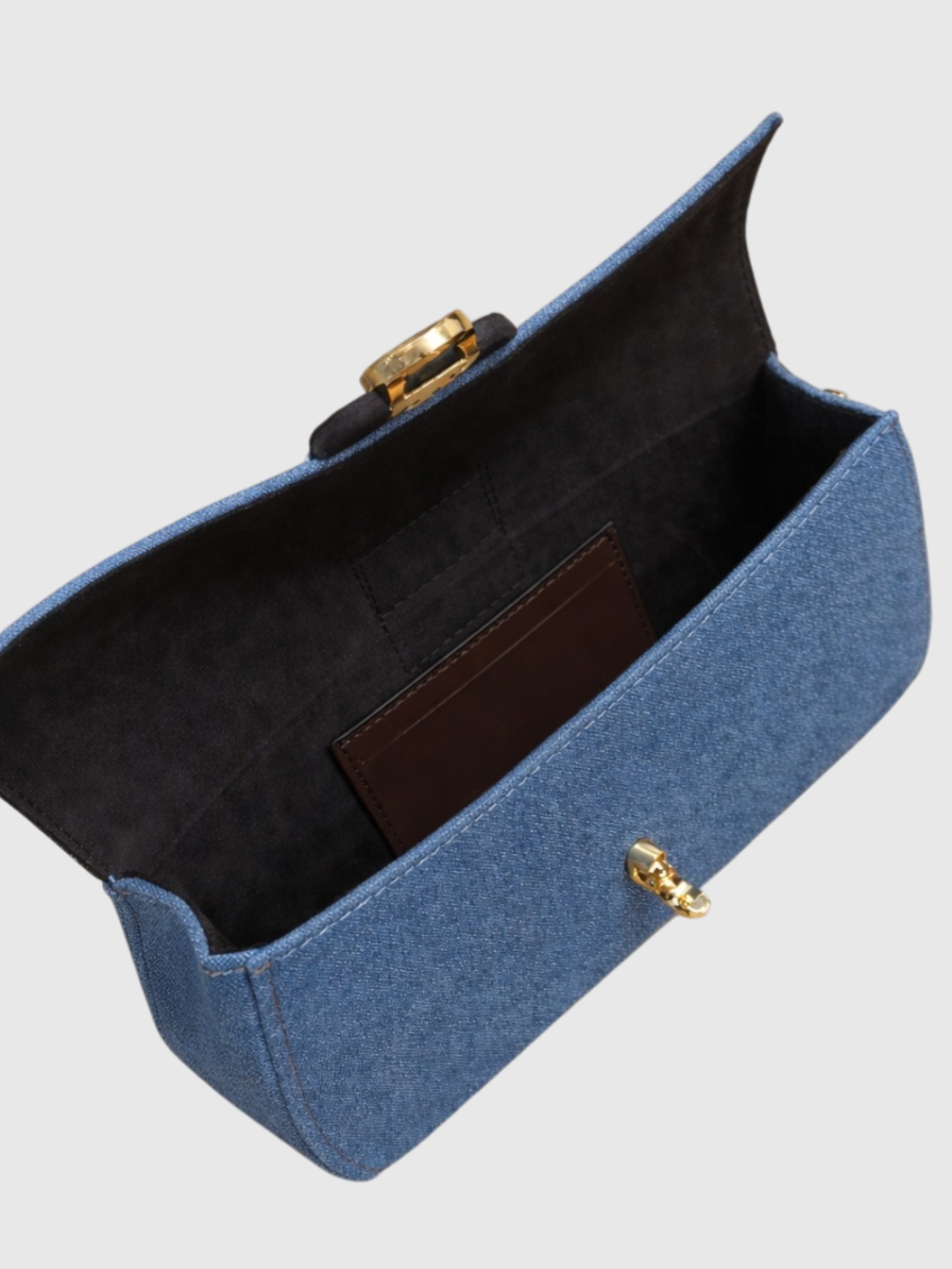 Barrel Clutch - Denim