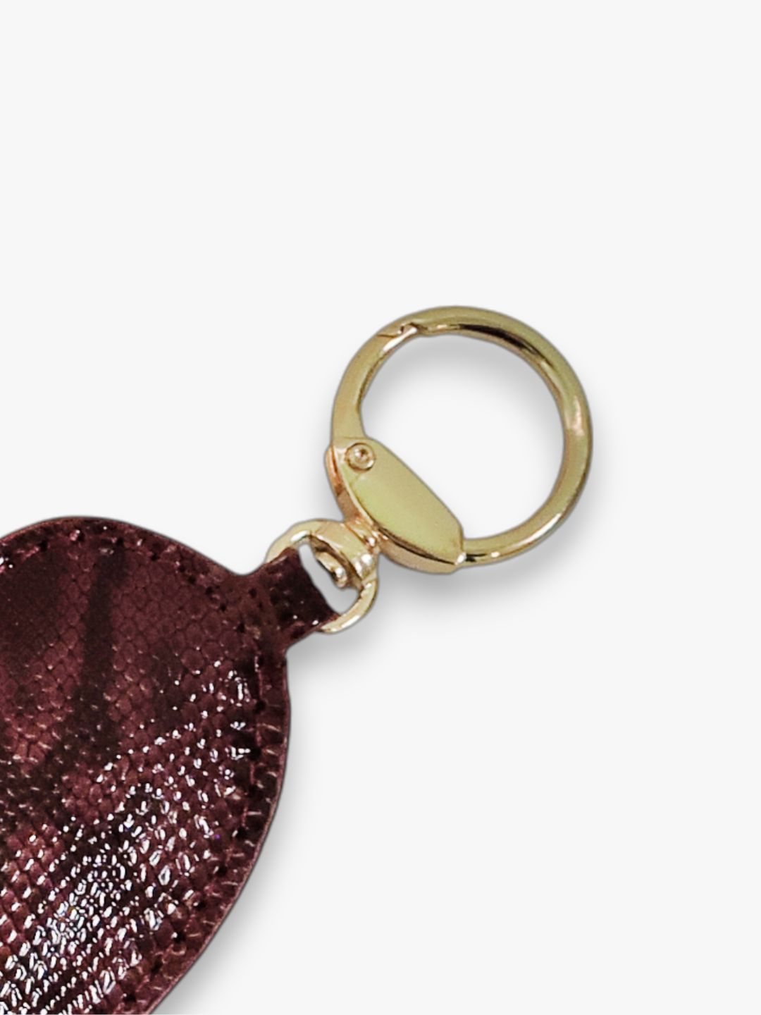 Valentine Heart Keyring - Wine