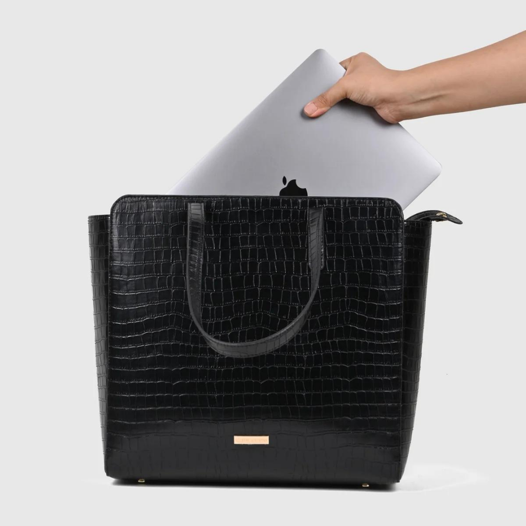 Crocodile tote bag shop