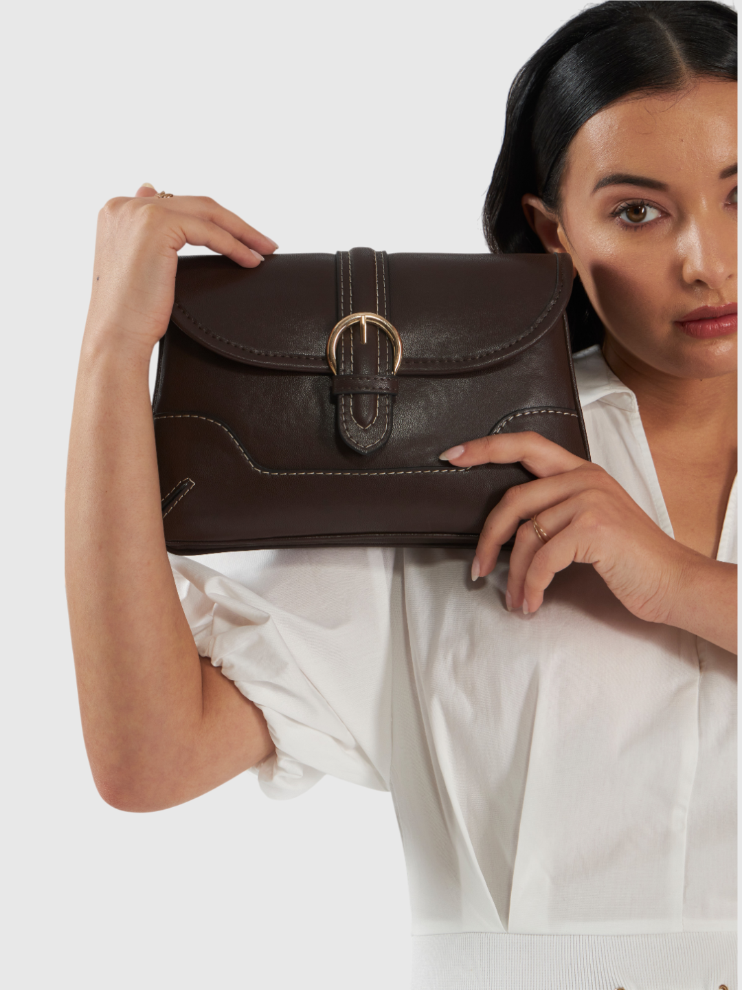 Aura Sling - Coffee Brown