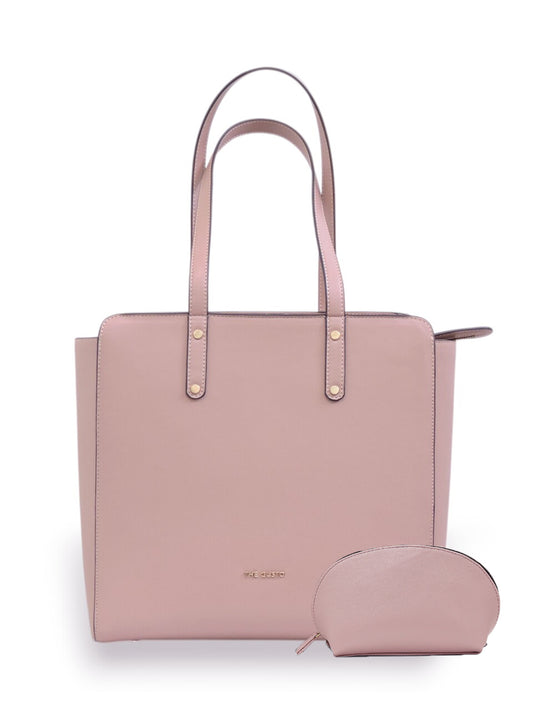 Beyond+ Zippered Tote and Pouch Combo Pink