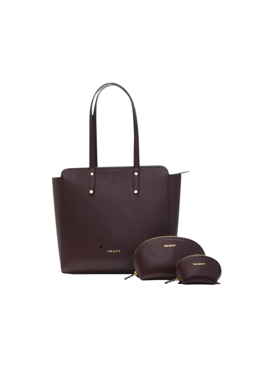 Beyond+ Tote with Zipper Coffee + Cosmos Pouch Combo