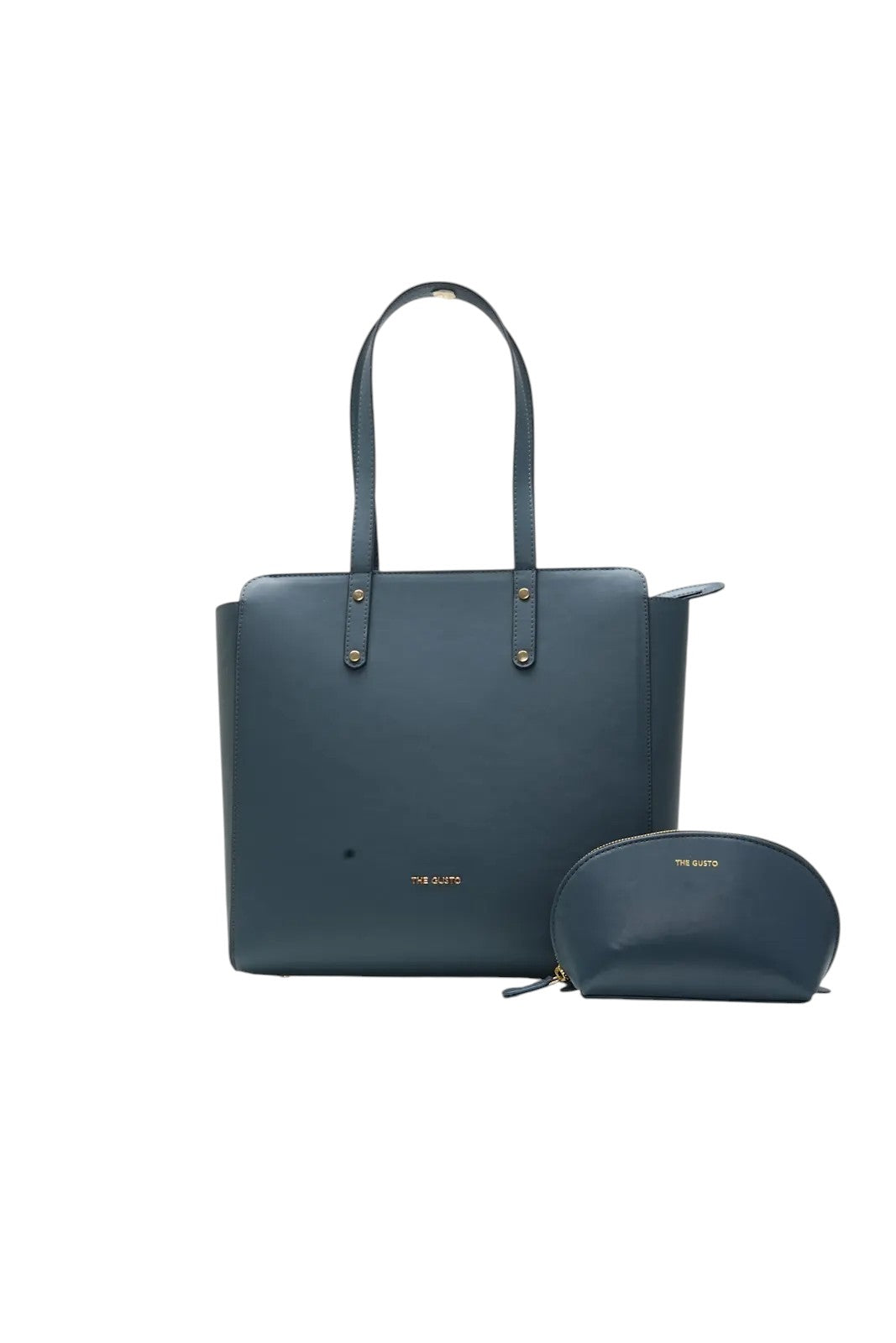Beyond+ Tote with Zipper Moss Blue + Cosmos Pouch Combo