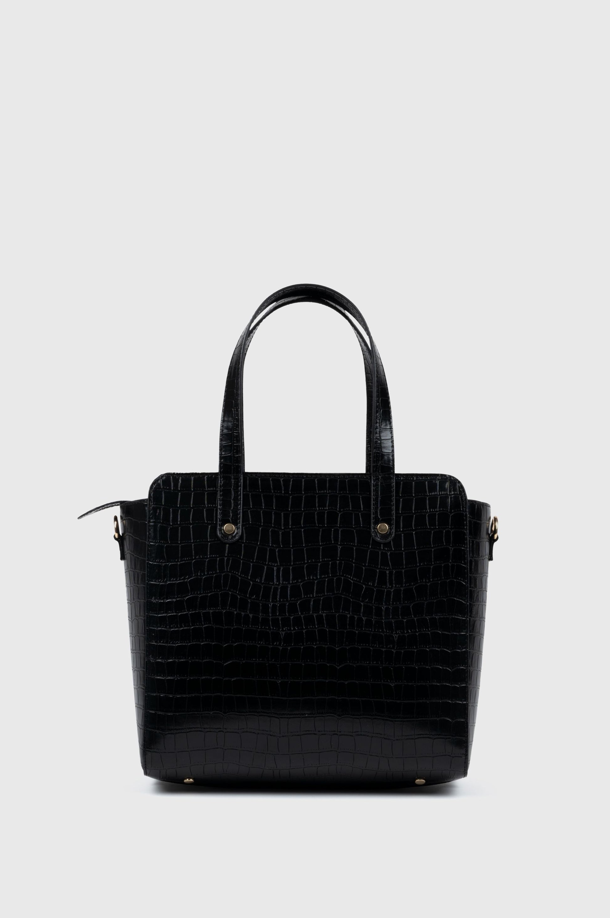 Crocodile Leather Sac Faux Croco MOKKA CROCO Vegan Crocodile