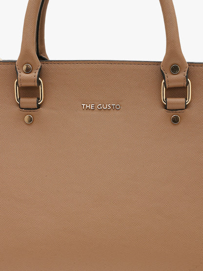Elora Satchel Sling-Beige