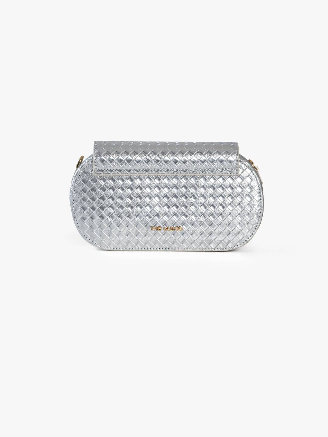 Blaze Clutch Sling Silver