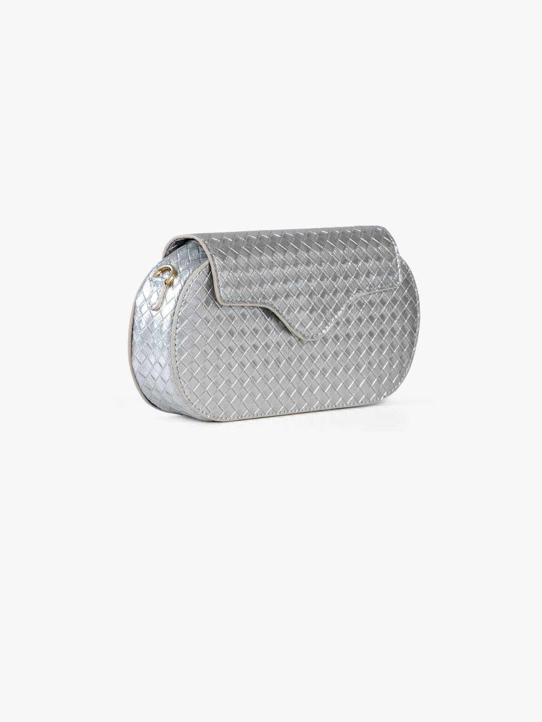 Blaze Clutch Sling Silver