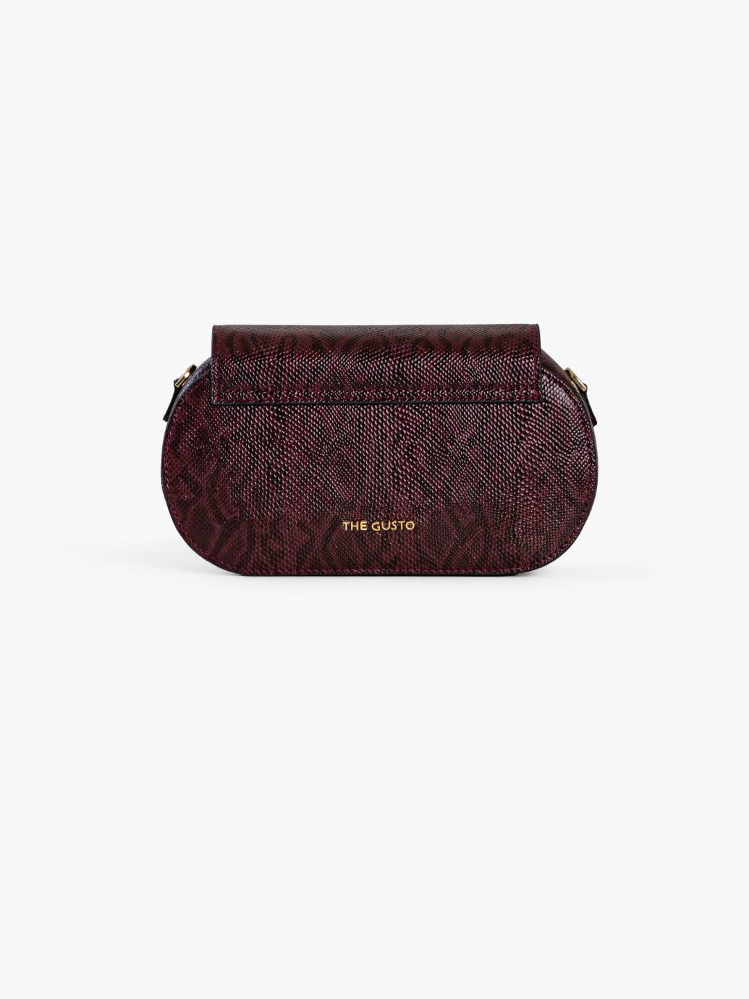 Blaze Clutch Sling Wine
