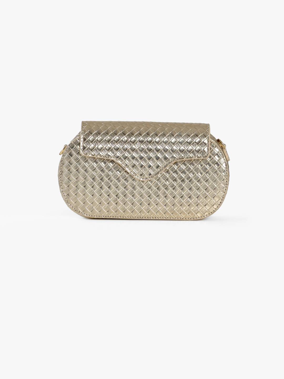 Blaze Clutch Sling Gold