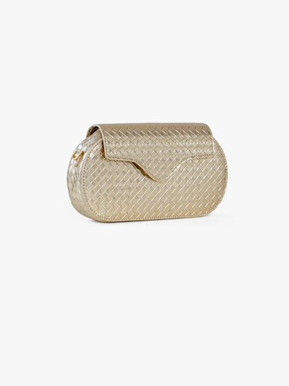 Blaze Clutch Sling Gold