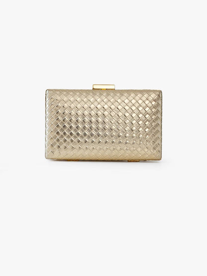 Astra Clutch Sling Gold