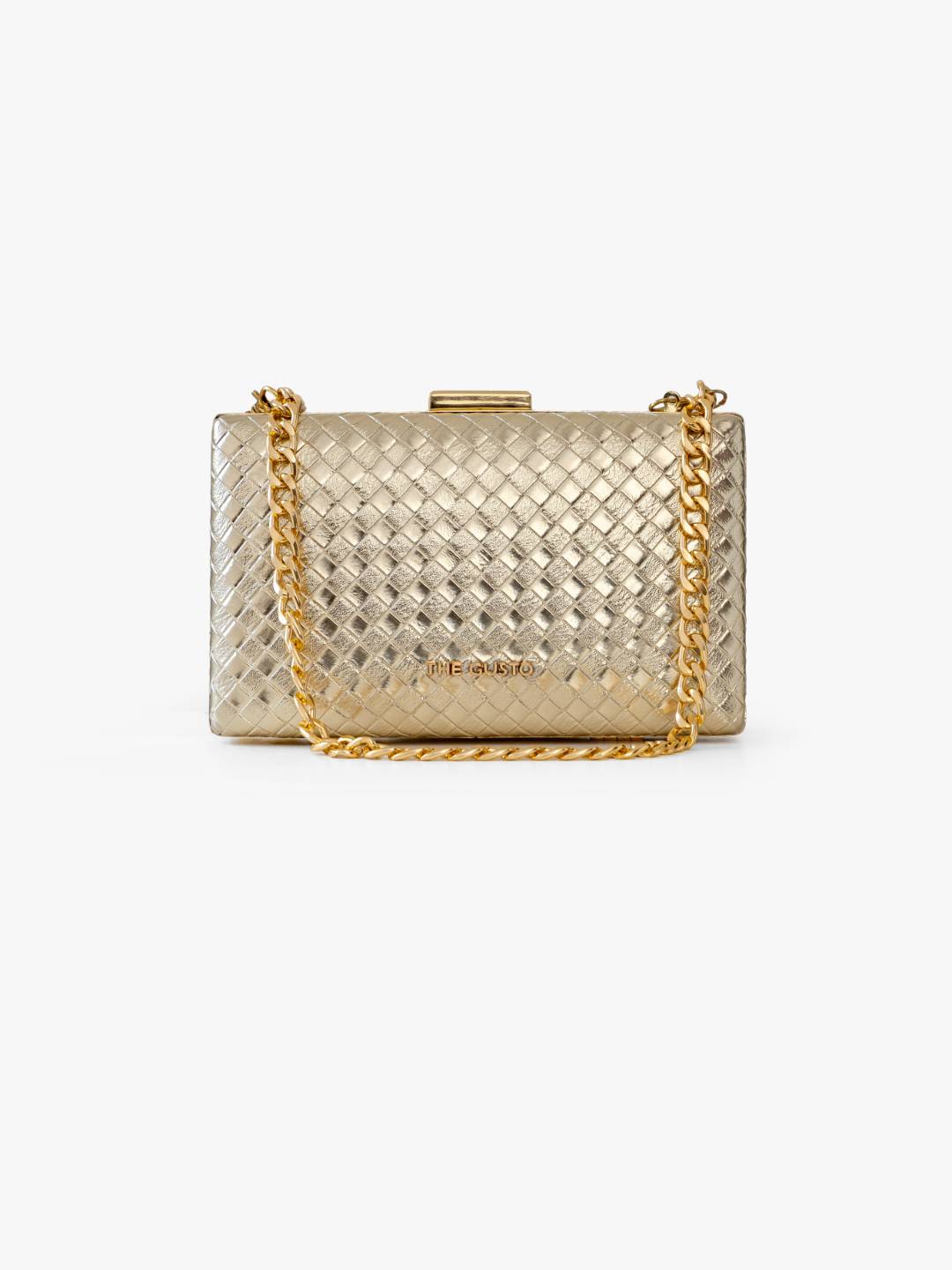 Astra Clutch Sling Gold