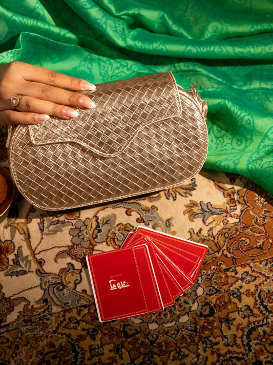 Blaze Clutch Sling Gold