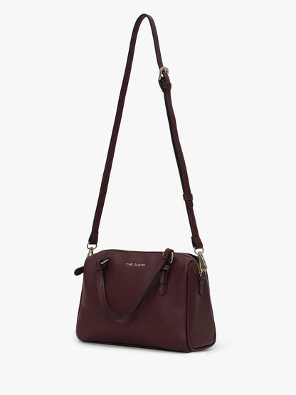 Iris Mini Duffle Bag-Wine