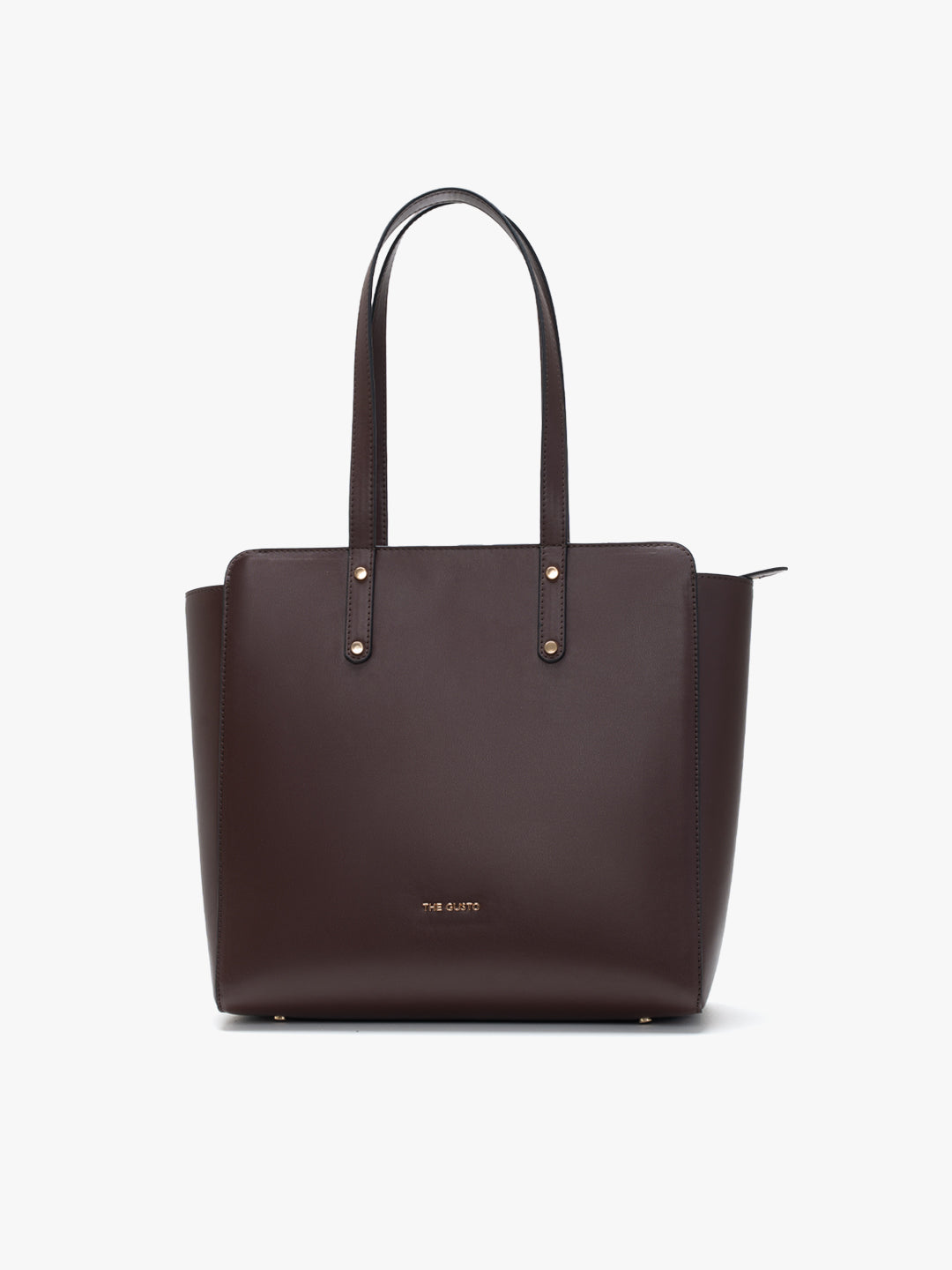 Beyond+ Tote with Zipper Coffee Brown
