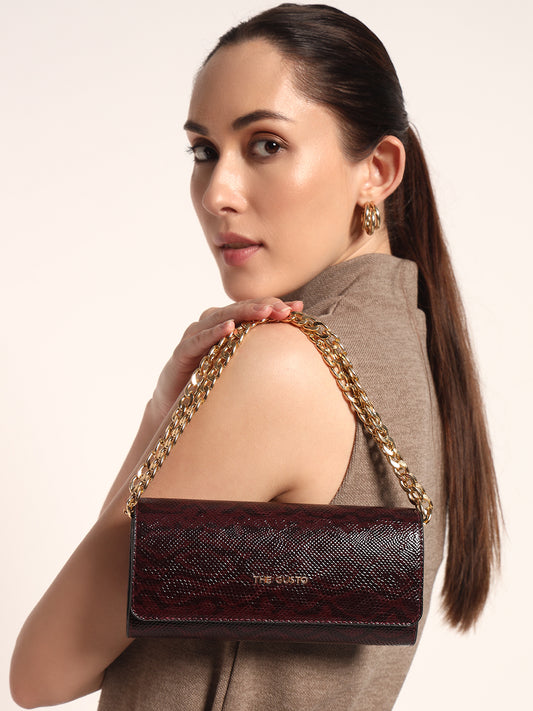 Zeena Wallet Sling Wine