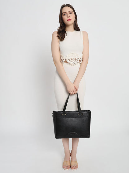 Ardor Grained Tote Black