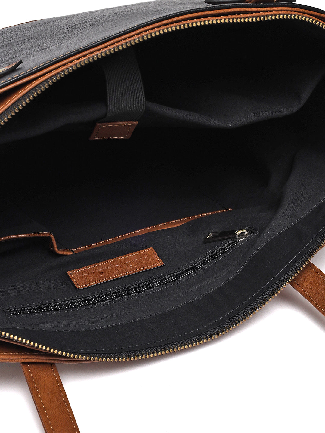 Tan & Black Ardor Tote bag
