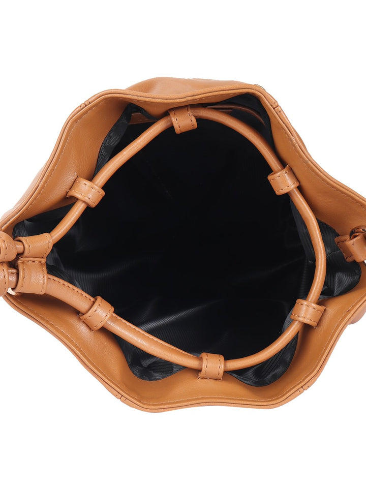 White Riveted Sling bag